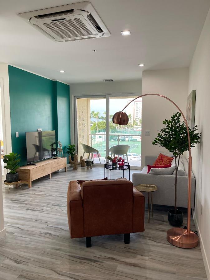 Luxury Ocean View Condo @ Aruba'S Palm Beach Bagian luar foto